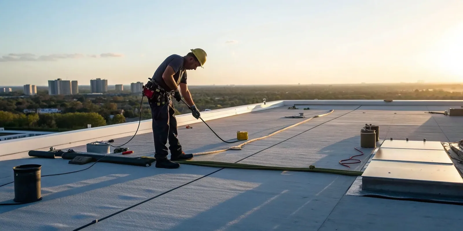 Commercial Roof Inspection in Palm Bay, FL