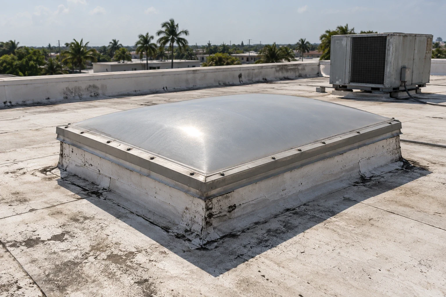 Commercial Skylight and Penetration Flashing in Palm Bay, FL